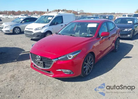 2018 Mazda Mazda3 Grand Touring z USA, uszkodzony, nr VIN 3MZBN1M35JM243383
